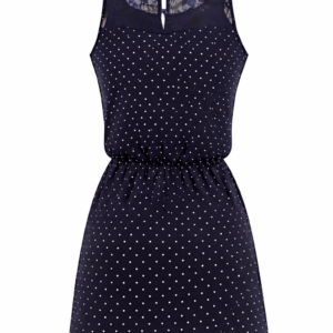 Vestido Corto con Blonda en Almilla M