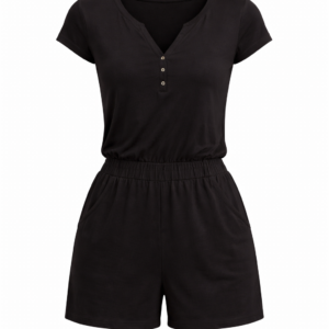 Blusa Manga Corta Enteriso- XL F3066 negro